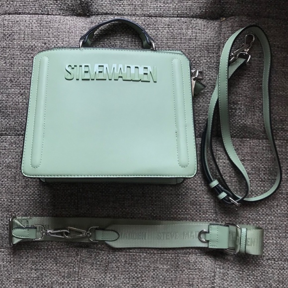 Steve Madden Evelyn / Bevelyn Mint Green Crossbody handbag - Picture 2 of 16